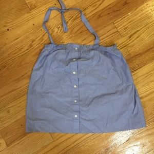 Jcrew Oxford Halter top